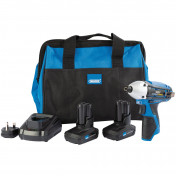 Draper Storm Force 10.8V Power Interchange Impact Driver Kit, 2 x 4.0Ah Batteries, 1 x Charger, 1 x Bag