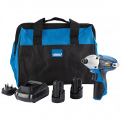 Draper Storm Force® 10.8V Power Interchange Impact Driver Kit, 2 x 1.5Ah Batteries, 1 x Charger, 1 x Bag