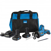 Draper Storm Force 10.8V Power Interchange Reciprocating Saw Kit, 2 x 4.0Ah Batteries, 1 x Charger, 1 x Bag