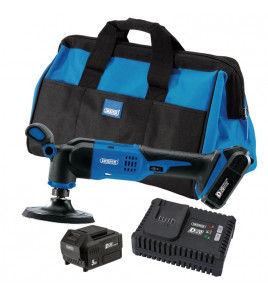 D20 20V Dual Action Polisher Kit, 125mm, 2 x 5.0Ah Battery, 1 x Fast Charger