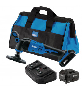 D20 20V Dual Action Polisher Kit, 125mm, 2 x 3.0Ah Batteries, 1 x Fast Charger