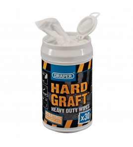 Draper Hard Graft Wipes (Tub of 30)